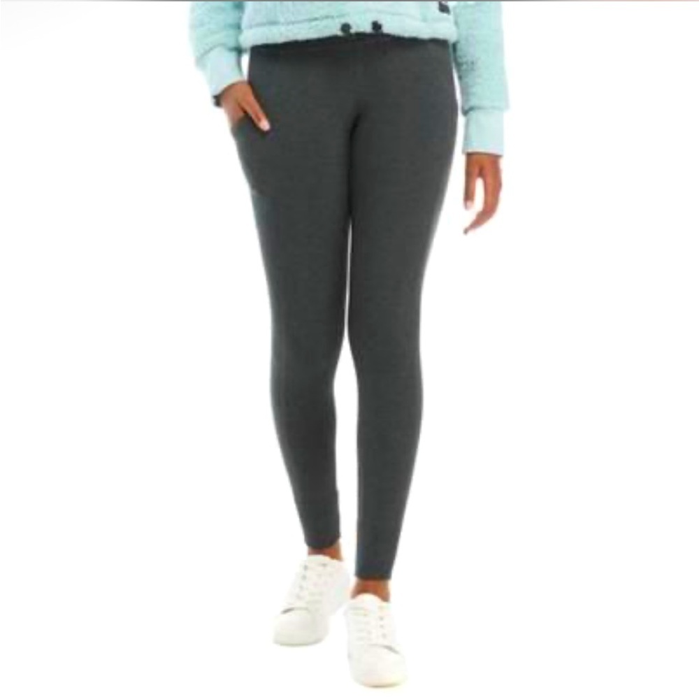 Calvin Klein Premium Performance Double Waistband Moisture Wicking Legging, Sz S